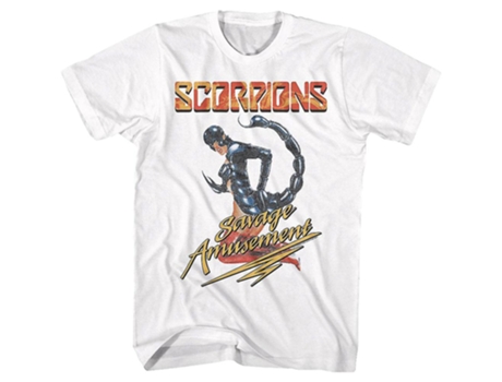 Camiseta ROCKINSTONE Savage Amusement Scorpions (S)