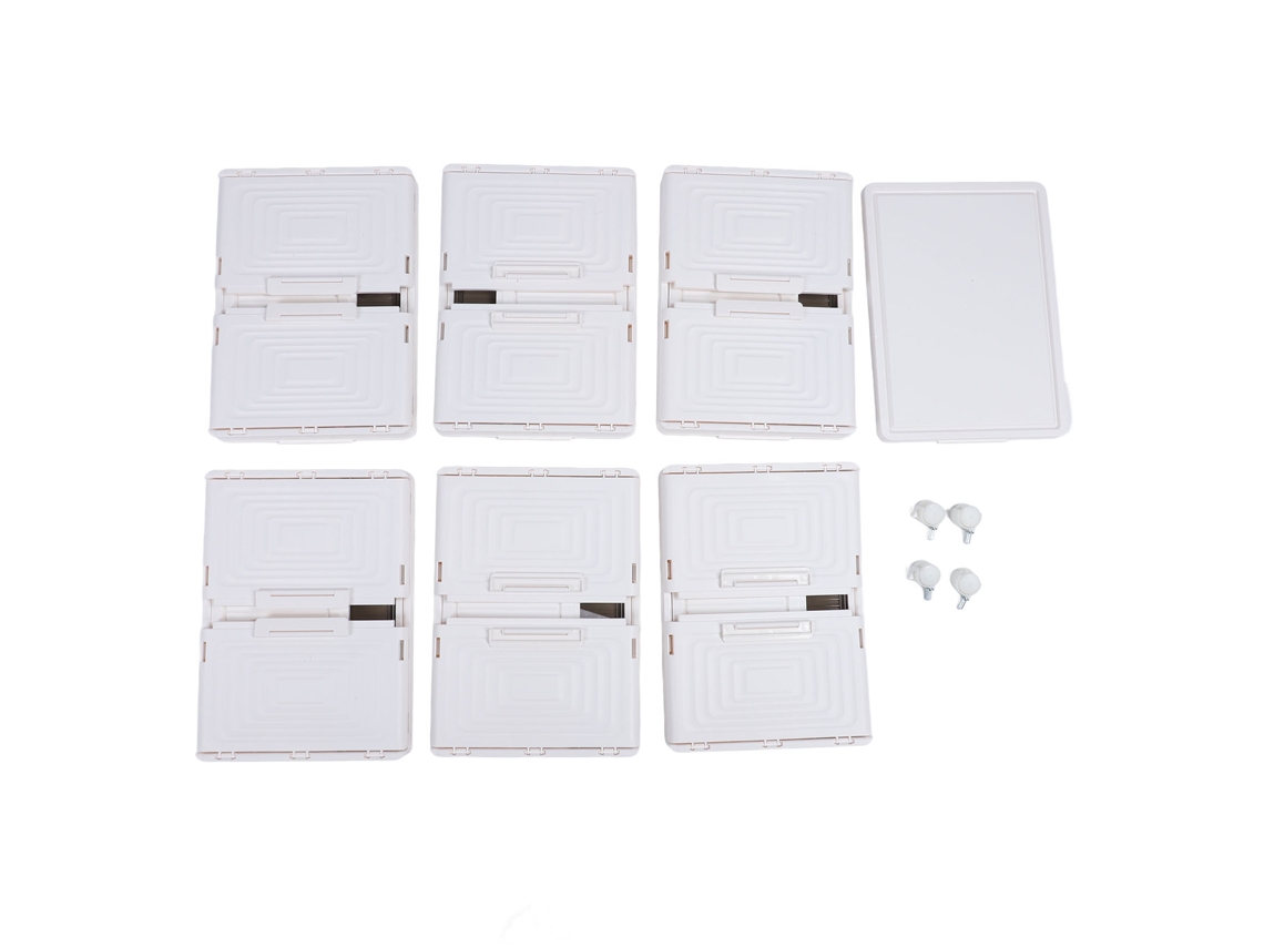 Organizador de zapatos transparente y apilable para almacenamiento