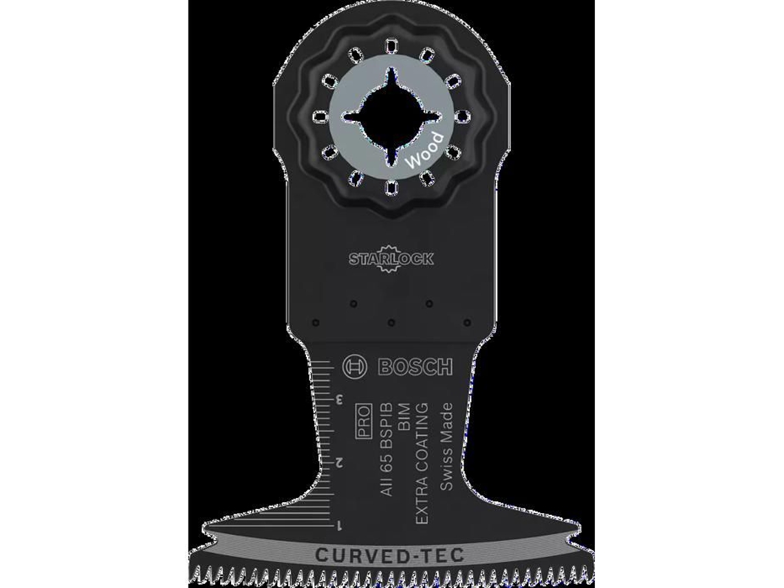 Hoja Starlock Pro Bimetal AII 65 BSPIB para madera dura - 65 x 40 mm - 5 piezas - BOSCH - 2608669083