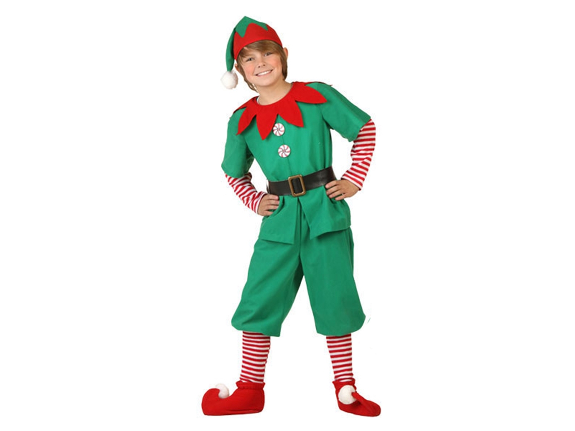 Traje De Elfo De Navidad Para Niños Y Adultos Set Fancy Dress Elfo Navideño Bonito Para Familia