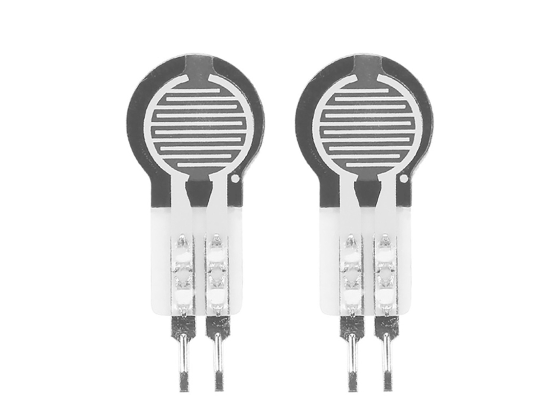 2pcs Sensor De Presión De Película Delgada De Resistencia Precisa 20g~2kg Para Fuerza