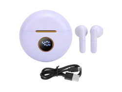 Auriculares Inalámbricos Bluetooth Compactos Para Juegos, Compatibles Con Huawei Ios (morado)