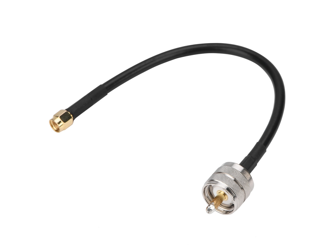 Cable Coaxial Uhf De 20 Cm Con Conector Sma Pl259 Macho, Conector Pl259 Recto Macho, Línea De Cableado Rf