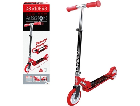 Patinete para Niños CB TOYS CB Riders Rojo y Negro (Edad Mínima: 3 Años - 73 x 33 x 85 cm)