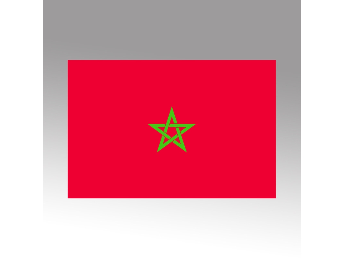 (Marruecos) Bandera, Bandera Nacional, Bandera en apoyo a partidos de fútbol, 90 x 150 cm