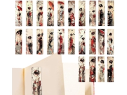 Marcapáginas para amantes de la lectura, 24 marcapáginas de papel | Diseño femenino para estudiantes, Vayotoy