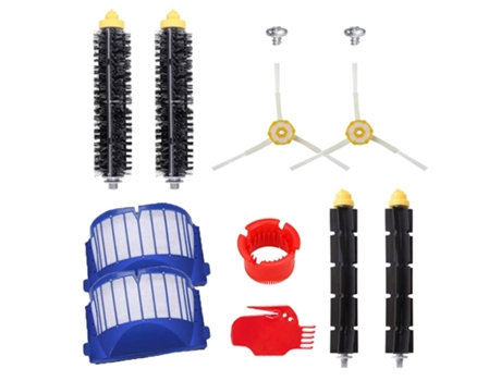 Filtros Aero Vac, cepillos de cerdas batidoras, cepillos laterales para Irobot Roomba 600 Series 620 650 660 680, piezas de aspiradora