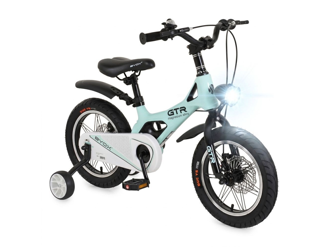 Bicicleta Byox Gtr 14'' para Crianças com Quadro em Magnésio e Travões de Disco Mint MONI