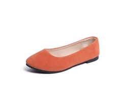 Sapatos femininos de verão 2026, confortáveis, tamanhos grandes, cores suaves, mocassins Wen Wsh2214 38 laranja.