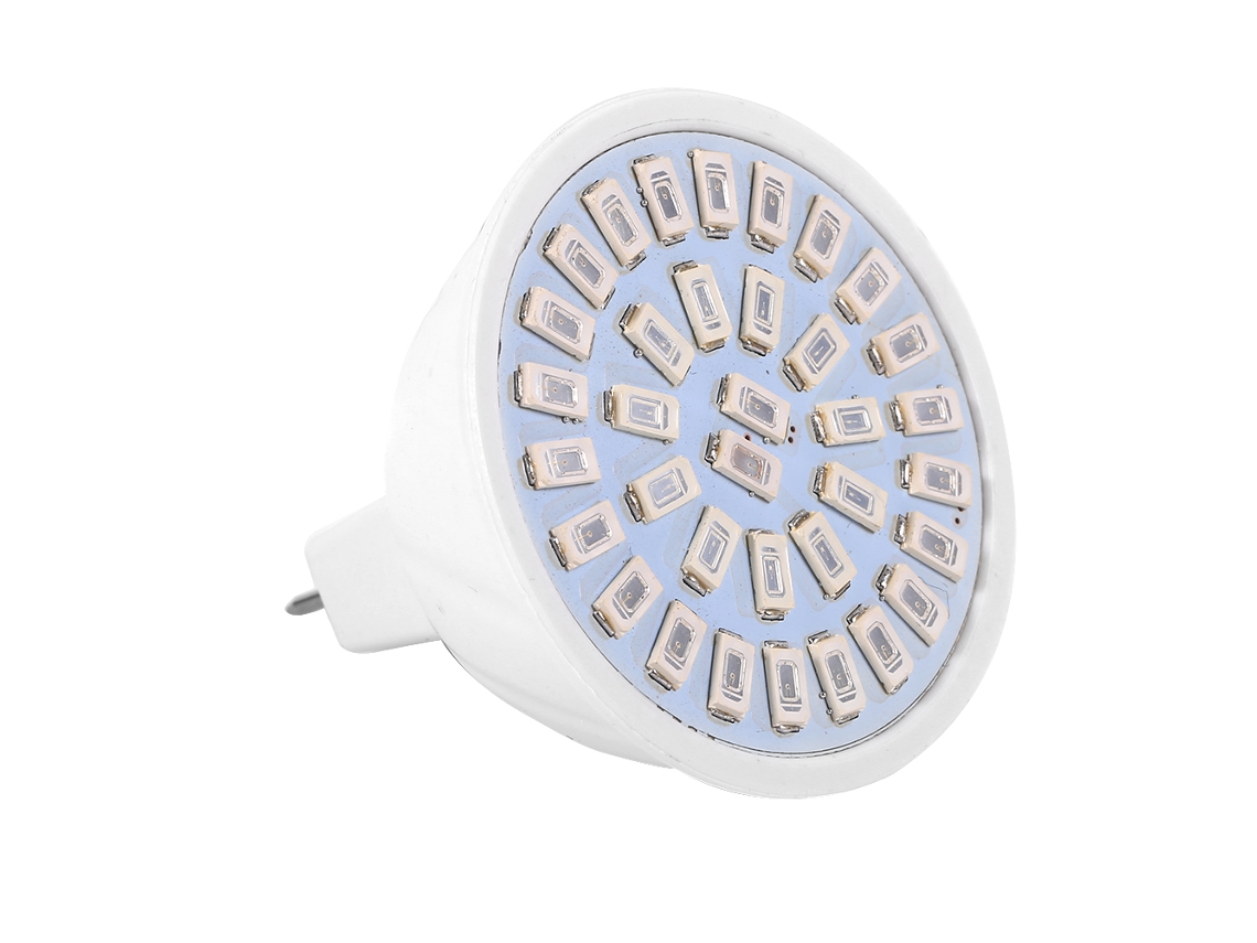 Bombilla LED MR16 de 5 W, 220 V, 5733 SMD, para cultivo de plantas, para jardines de interior e hidroponía.