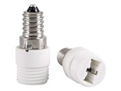 Adaptador De Casquillo Cerámico E14 A G9 Para Bombillas Led, Halógenas Y Fluorescentes Compactas (cfl).