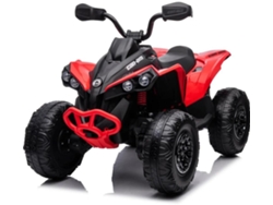 Quad Eléctrico Batería - Can-Am Renegade 12V - 3 a 7 años - 4x4 - Rojo