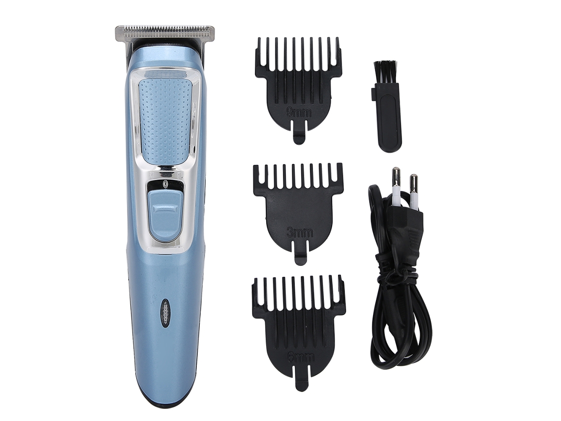 Cortadora De Pelo Eléctrica Cortapelos Máquina De Corte Herramienta De Peluquería Azul