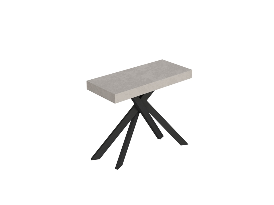 Consola extensible 90x40/300 cm Saki Premium cashmere patas antracita ITAMOBY