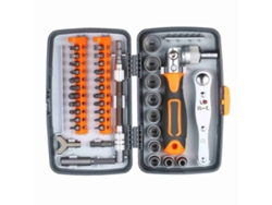 Juego De Destornilladores De Carraca De 38 Piezas Con Mango Flexible Para Reparaciones Electrónicas.