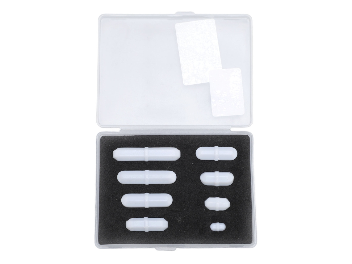 Juego De 8 Varillas Magnéticas De Agitación De Ptfe De 10-40 Mm Para Mezclador De Laboratorio