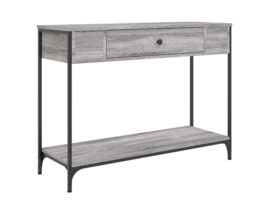 Maison Exclusive - Mesa Consola Madera De Ingeniería Gris Sonoma 100x34,5x75 Cm