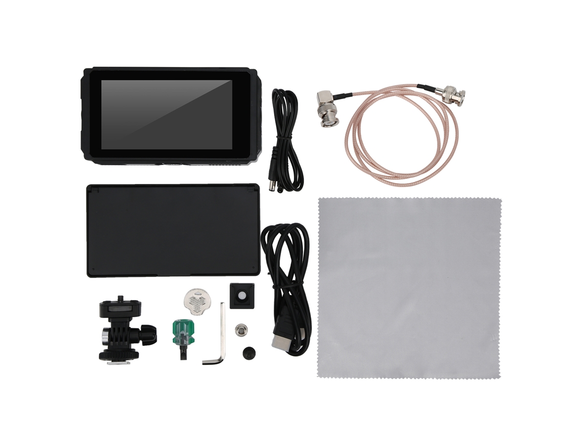 TRUYUETY Monitor de Cámara Fotga C50 con Pantalla IPS de 5 pulgadas, 3DLUT, Forma de Onda, Vector, Entrada Salida 3G SDI y 4K HDMI
