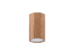 Sollux Sl.1033 Lámpara De Techo Zeke 10 Roble