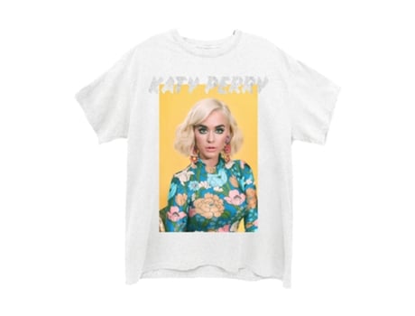 Camiseta ROCKINSTONE amarilla con foto de Katy Perry (XXL)
