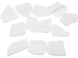 Juego De 12 Guijarros Blancos Pulidos De 5-7 Cm Para Pintar, Piedras Decorativas Lisas Para Manualidades.