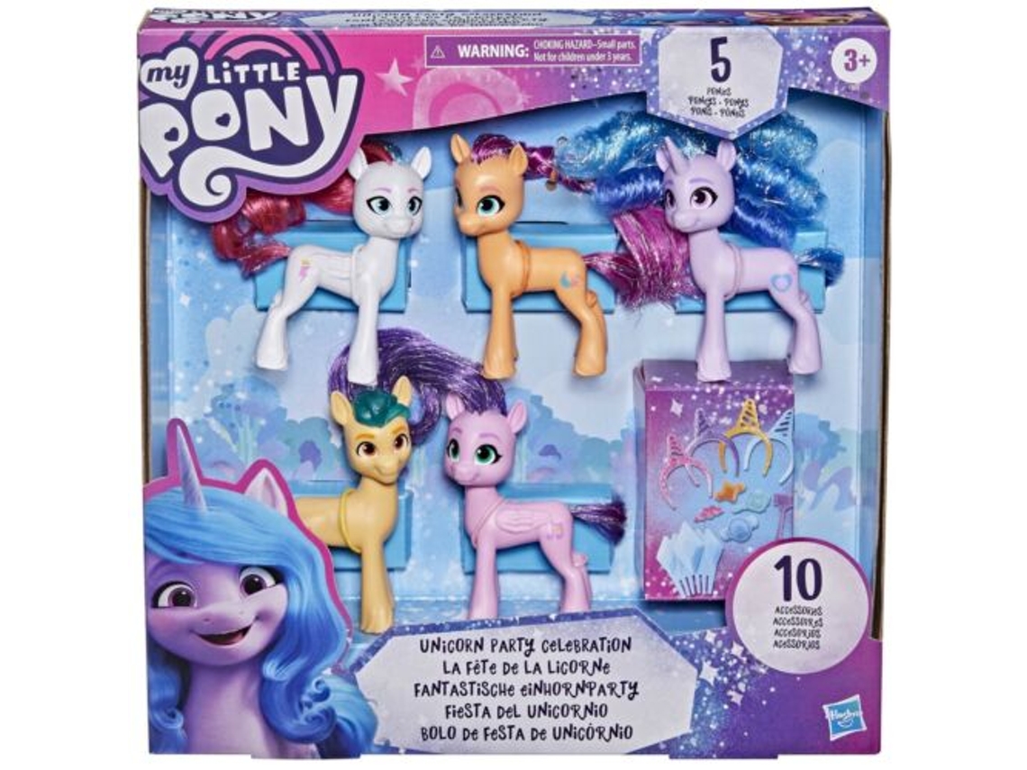 Muñeco MY LITTLE PONY Fiesta del Unicornio (Edad Mínima: 3 Años - 25,4 x 5,1 x 25,4 cm)