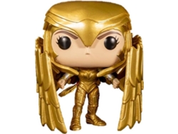 Figura FUNKO Pop Dc Wonder Woman 1984 Wonder Woman Traje Dorado Efecto Metalico Exclusivo 46659