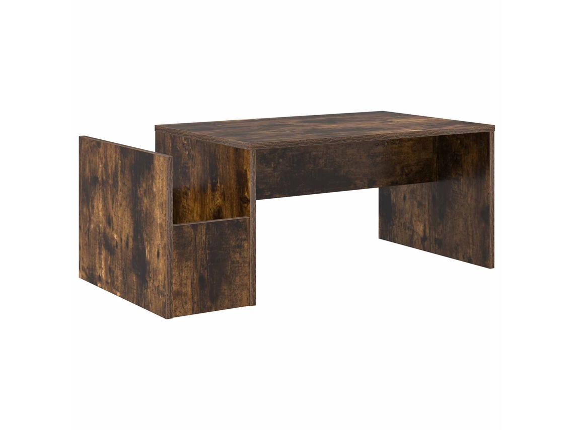 Mesa de centro en roble ahumado, 90 x 45 x 35 cm, MAISON EXCLUSIVE