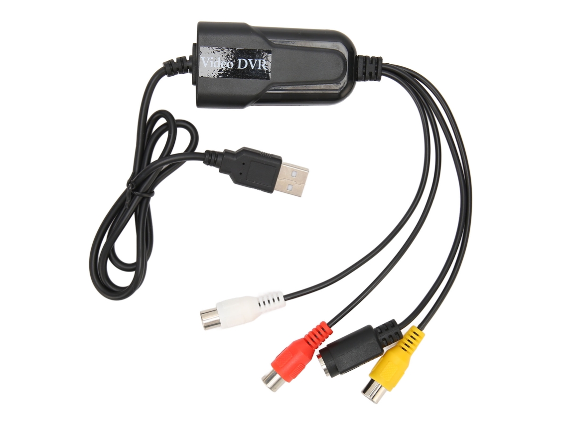 Convertidor De Vídeo Y Audio Rca A Usb, Vhs, Dv, Vcr, Hi8, Captura De Dvd A Tarjeta Digital, Windows Os X