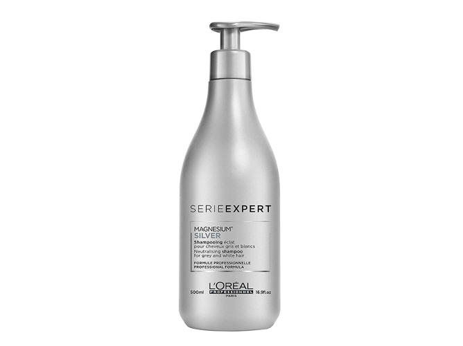 Champú L'ORÉAL Expert Silver Cabellos Grisáceo (500ml)
