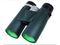 Binoculares potentes HD con prisma Bak4 para caza, turismo, conciertos, deportes y ópera (Verde)