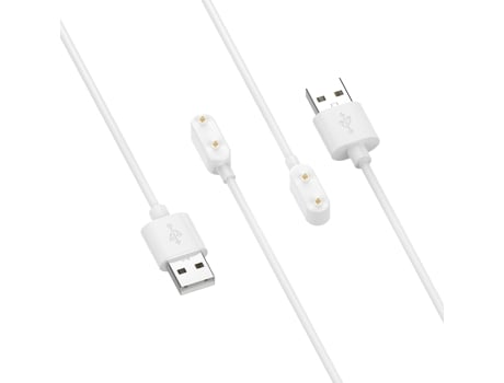 Cable de carga USB para reloj inteligente Huawei Band 8 con protección de chip (blanco)