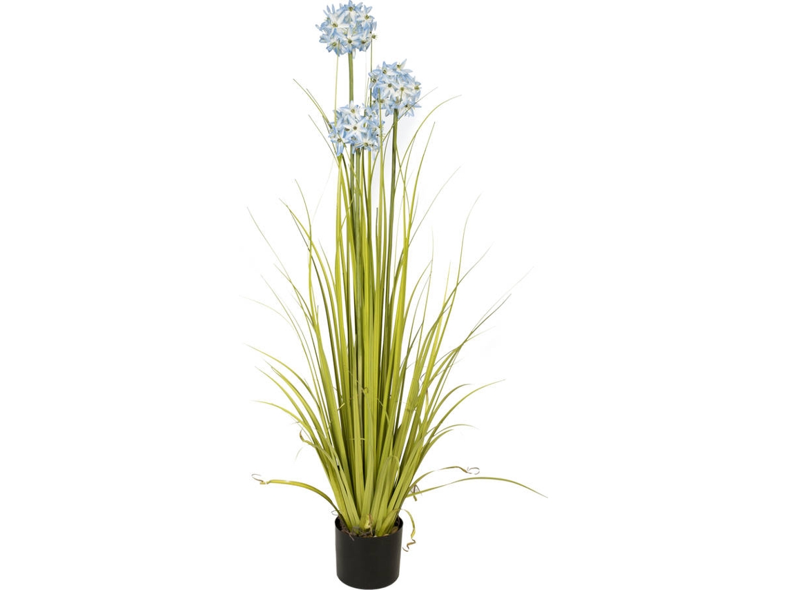 Planta Artificial EUROPALMS Allium (Azul)