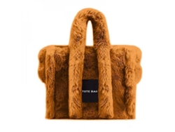 2026rebe-bolso De Peluche Para Mujer, Bolso Fluffy Y2k De Alta Calidad Con Gran Capacidad Para Día A Día Marrón