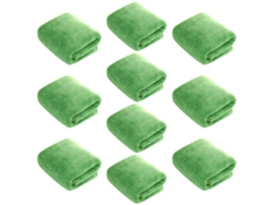 Conjunto de Toalla KOFIHETY Cabello Secado Rápido Manos Poliéster Verde - 10pcs (35x75cm)