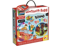 Juego De Lógica Animal Montessori: Cachorros Redondos Para Bebés