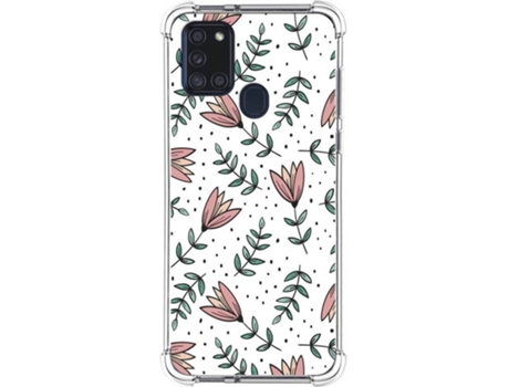 Carcasa Samsung Galaxy A21s TUMUNDOSMARTPHONE Dibujos Antigolpes Flores 01 Multicolor