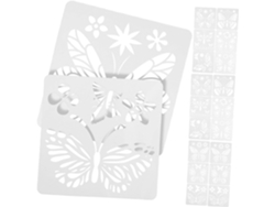 Villcase De Plantillas Para Pintar Creativas Y Seguras Diseño De Insecto 2 Juegos En Pvc Para Manualidades Y Decoración