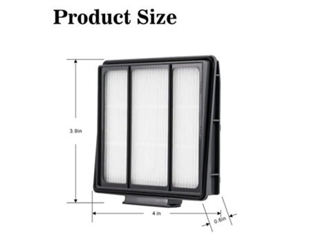 Peças de filtro hepa de substituição para robô de íon tubarão s87 r85 rv850