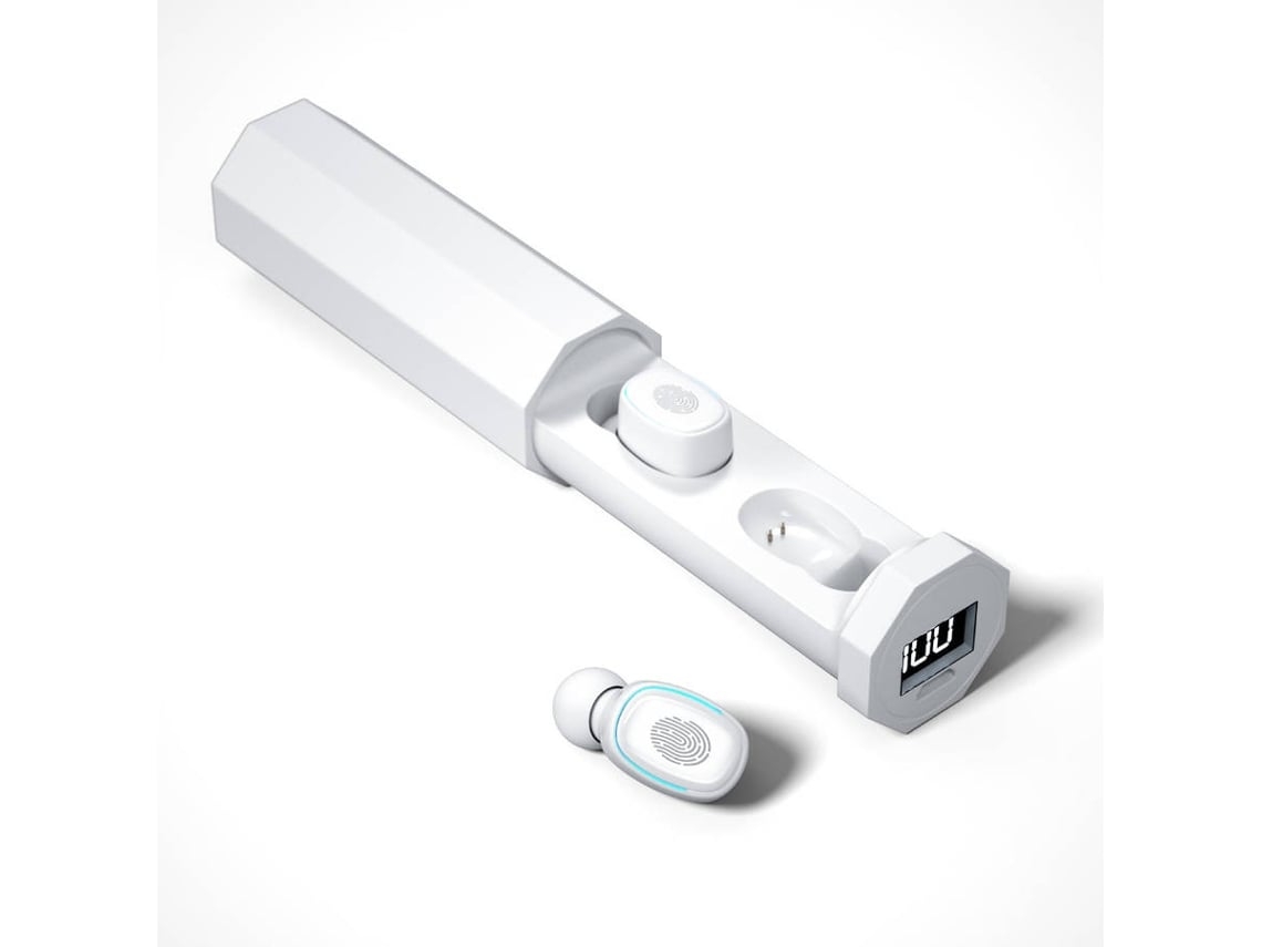 Auriculares Bluetooth inalámbricos verdaderos F9 803-Xw2 Micrófono interno Cancelación de ruido Blanco VEANXIN
