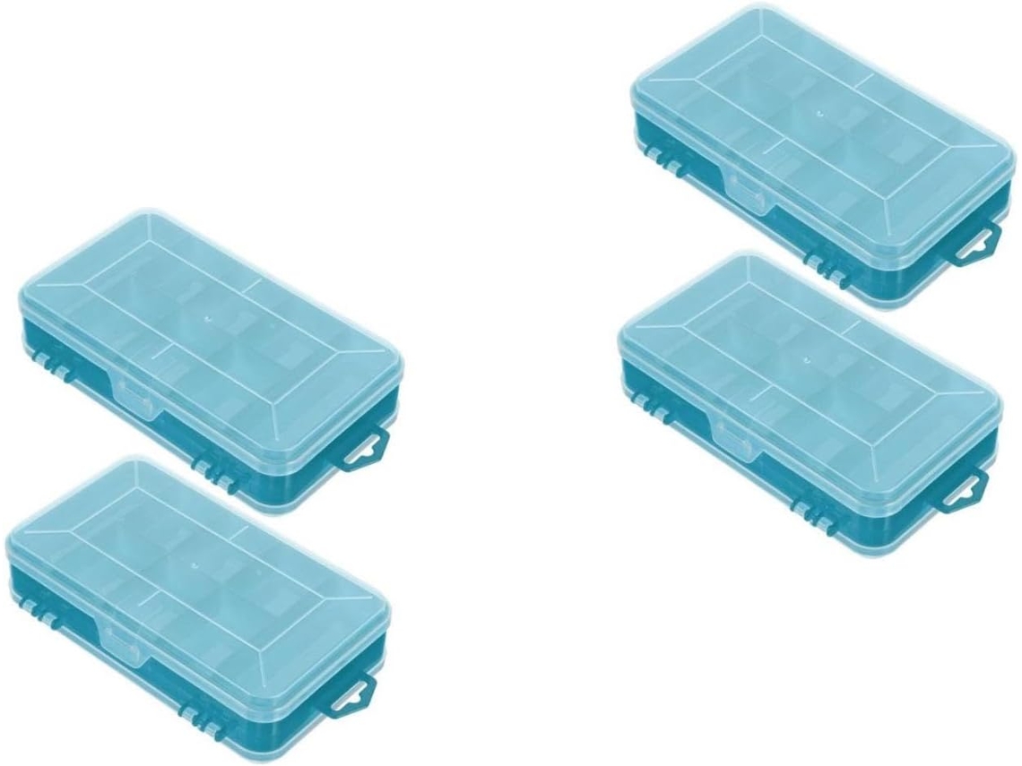 Nuobesty 4 Cajas Organizadoras De Piezas Pequeñas, Contenedores De Almacenamiento