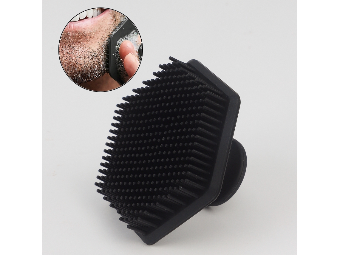 Cepillo facial de silicona para hombre, mini cepillo para limpieza profunda, afeitado y masaje. MDUG