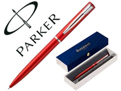 2068193 :ESFEROGRAFICA WATERMAN ALLURE LACADA VERMELHO EM ESTOJO DE OFERTA
