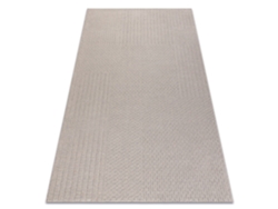 Alfombra De Lana Textura 488.13.la110 Osta - Pauta, Marco Geométrico Estructural Gris