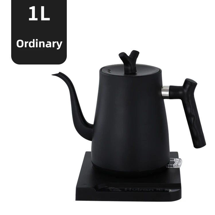 Hervidor Eléctrico (negro) De 1,0 L, Estilo Cuello De Cisne, Revestimiento Interior De Acero Inoxidable 304, 220 V
