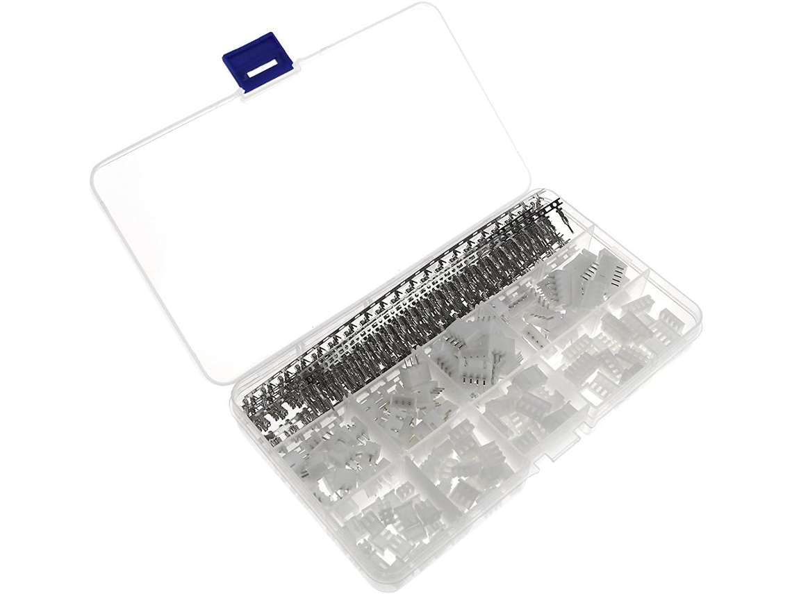 NEVEANCE Kit Conector JST-XHP 2,54mm con Cabezales Hembra 2,54mm, Adaptadores JST-PH 2/3/4/5 Pines - 560pcs