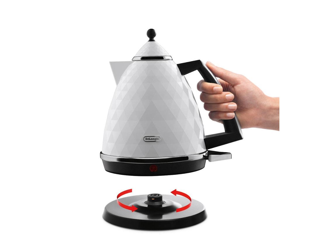 DELONGHI Kbj Hervidor Eléctrico (2001 W - 1.7 L - Blanco)