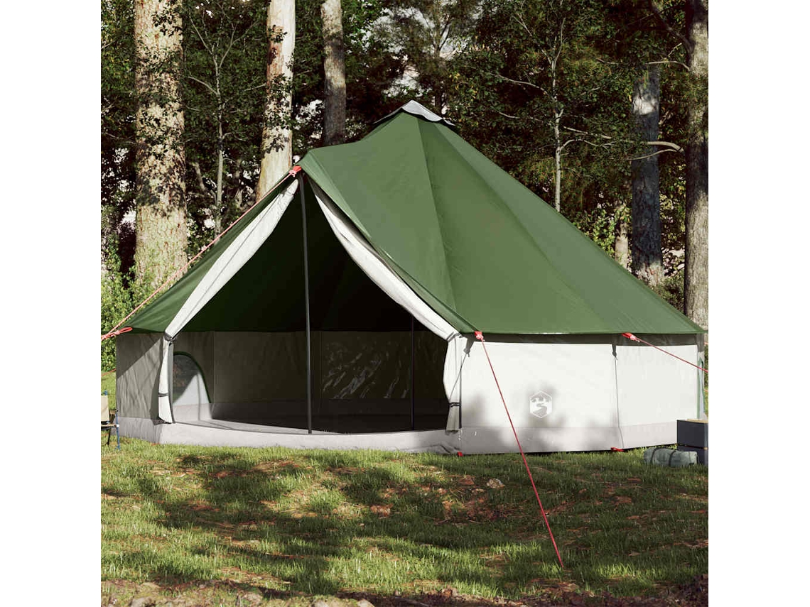 Tienda de campaña familiar tipi para 12 personas impermeable verde Wsd528902 Lovely Home