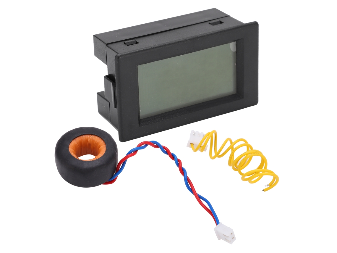 Medidor Digital De Corriente Y Voltaje Ca Qh4835a Con Doble Pantalla Lcd, 80-400 V