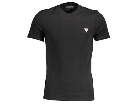 Camiseta GUESS JEANS Algodón Hombre (XL - Negro)